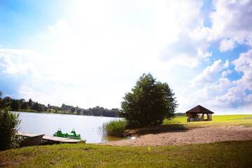 Фото номера Дом для отпуска Дома для отпуска Domek nad Jeziorem г. Lepaki Wielkie 24